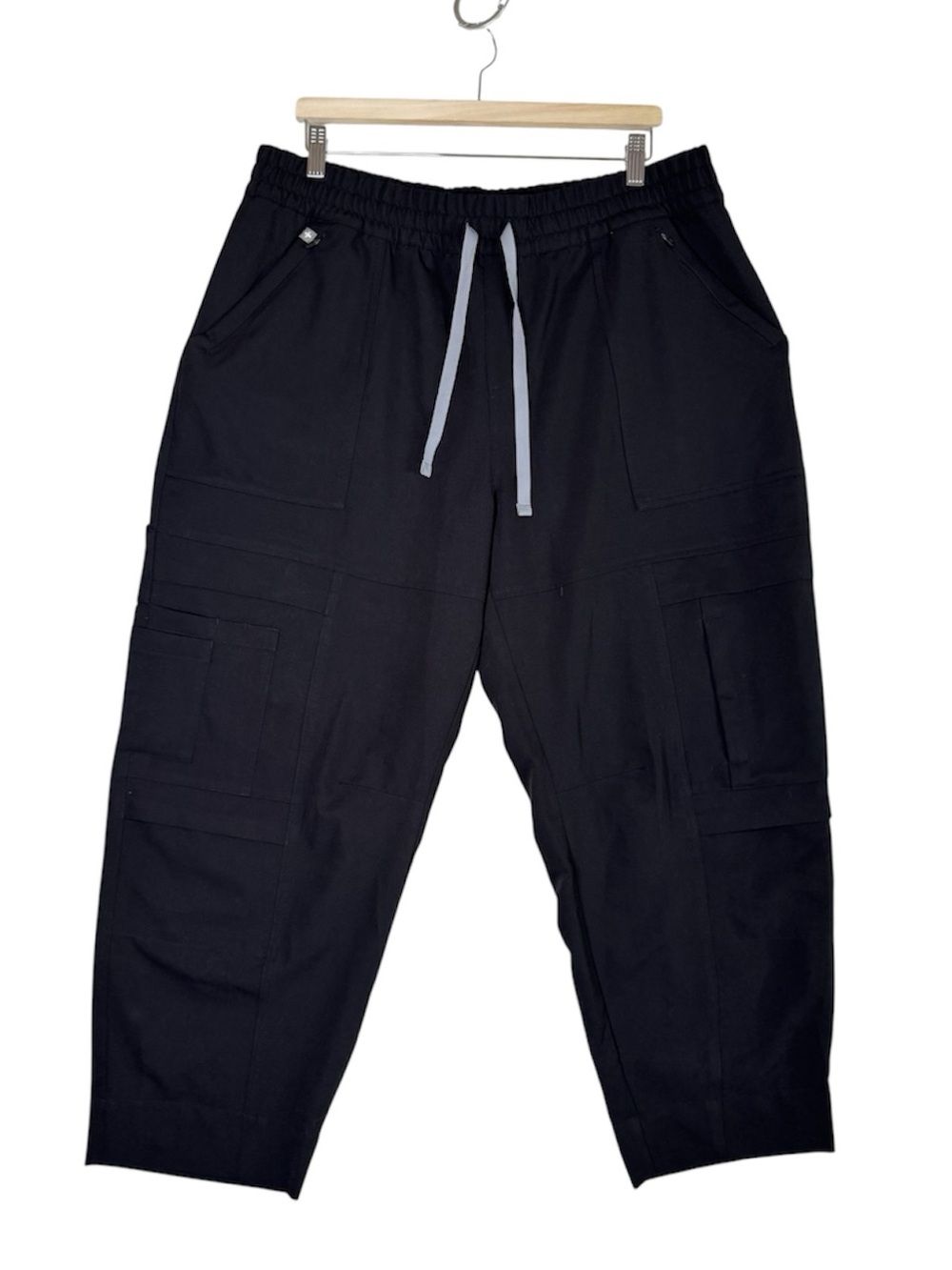 FIGS Cargo Pocket Relaxed Scrub Pants Black W23SW2055 Women's Size 2XL